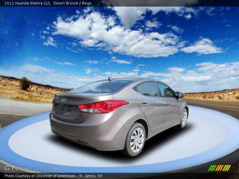 Desert Bronze / Beige 2011 Hyundai Elantra GLS