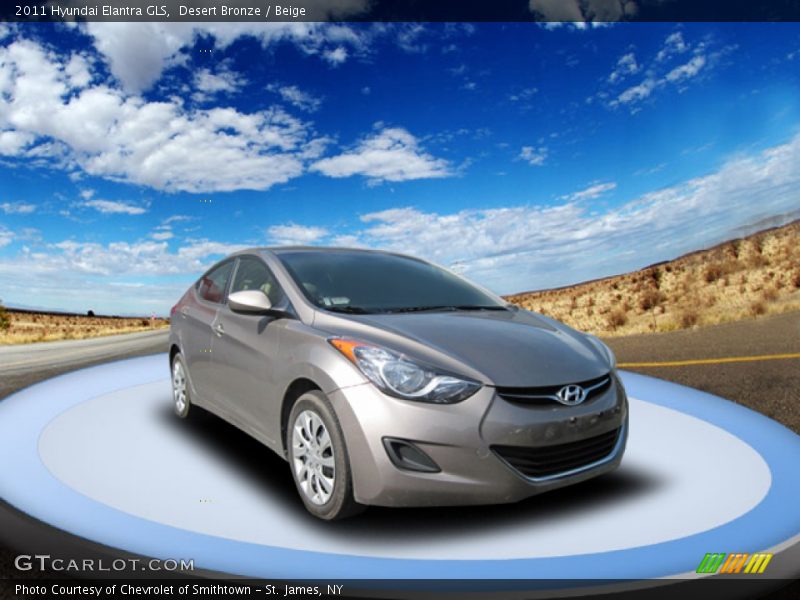 Desert Bronze / Beige 2011 Hyundai Elantra GLS