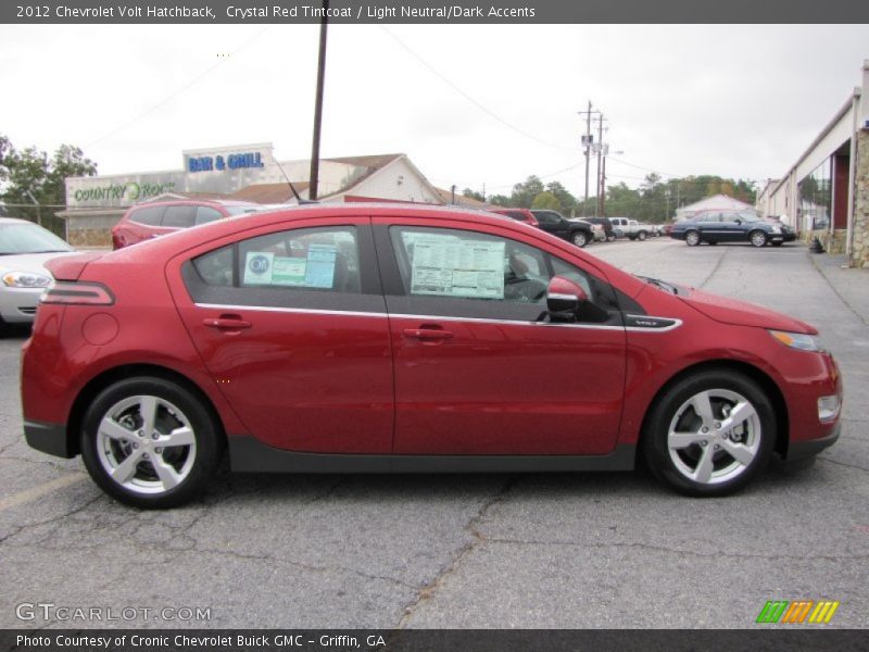 Crystal Red Tintcoat / Light Neutral/Dark Accents 2012 Chevrolet Volt Hatchback