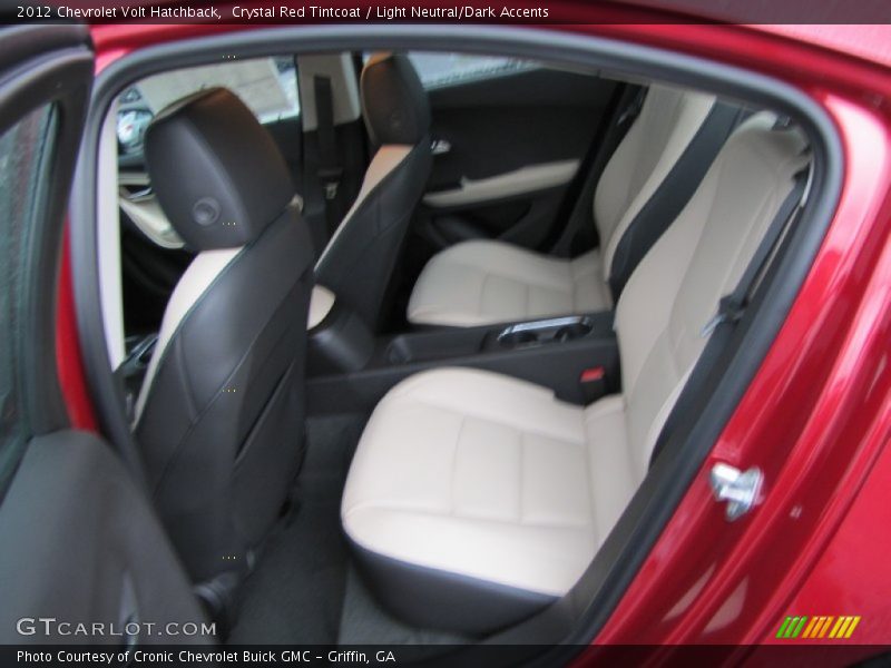  2012 Volt Hatchback Light Neutral/Dark Accents Interior