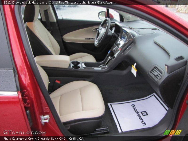  2012 Volt Hatchback Light Neutral/Dark Accents Interior