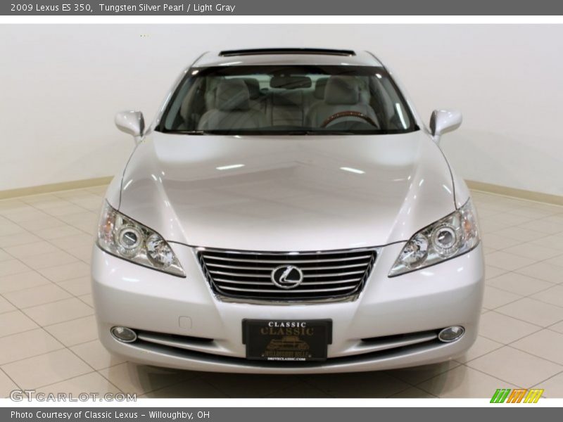 Tungsten Silver Pearl / Light Gray 2009 Lexus ES 350