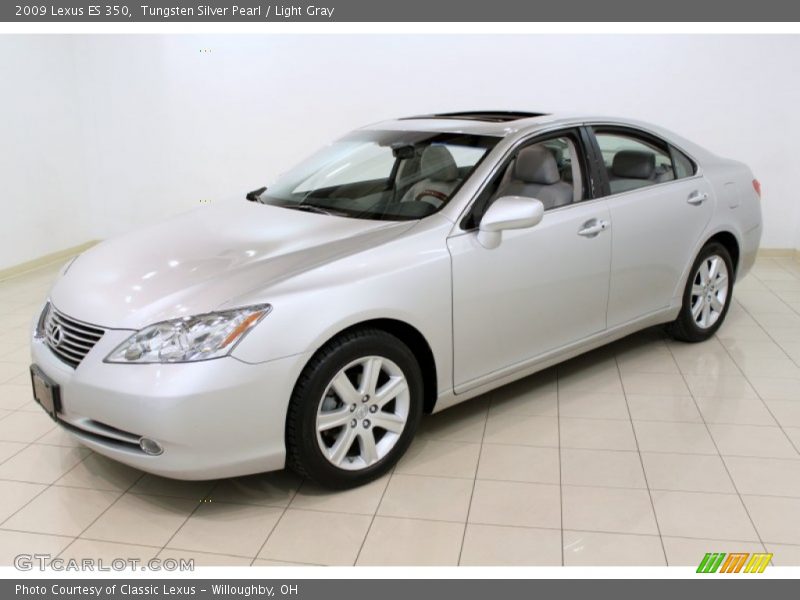Tungsten Silver Pearl / Light Gray 2009 Lexus ES 350