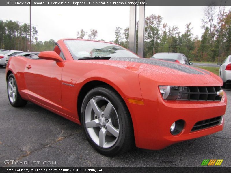 Front 3/4 View of 2012 Camaro LT Convertible