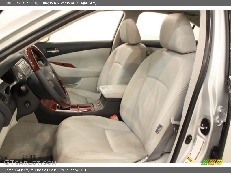 Tungsten Silver Pearl / Light Gray 2009 Lexus ES 350