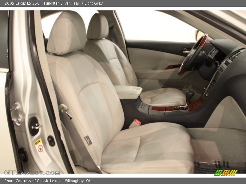 Tungsten Silver Pearl / Light Gray 2009 Lexus ES 350