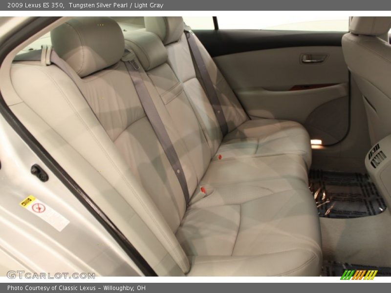 Tungsten Silver Pearl / Light Gray 2009 Lexus ES 350