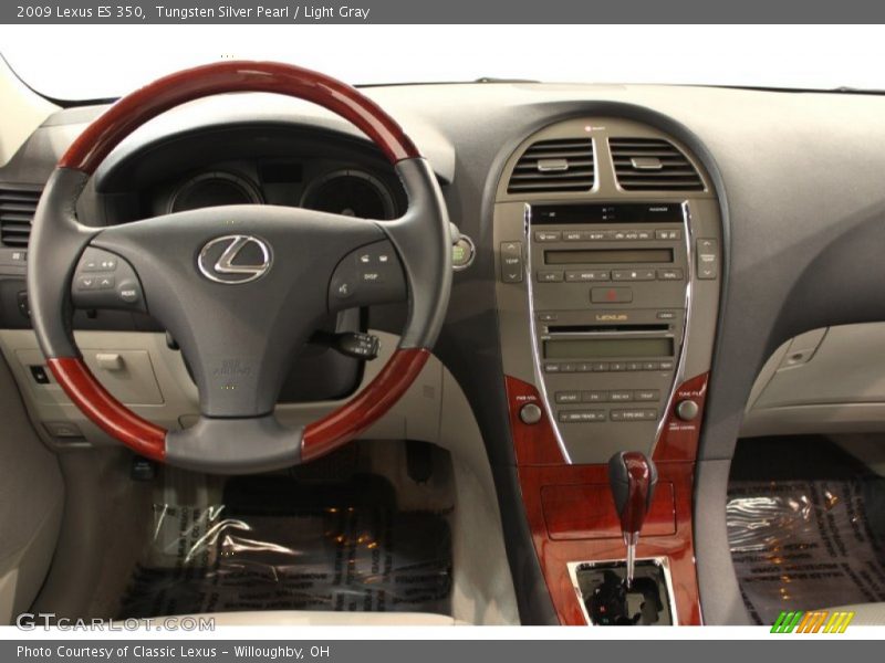 Tungsten Silver Pearl / Light Gray 2009 Lexus ES 350