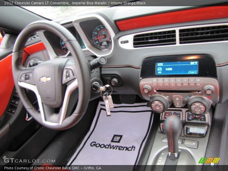 Dashboard of 2012 Camaro LT Convertible