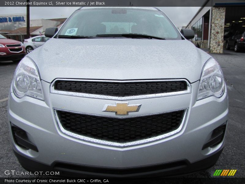 Silver Ice Metallic / Jet Black 2012 Chevrolet Equinox LS