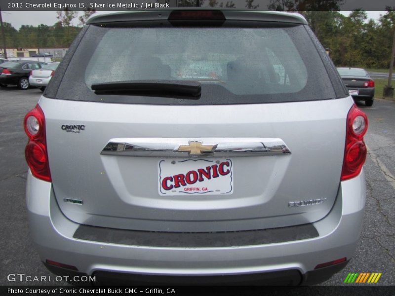 Silver Ice Metallic / Jet Black 2012 Chevrolet Equinox LS