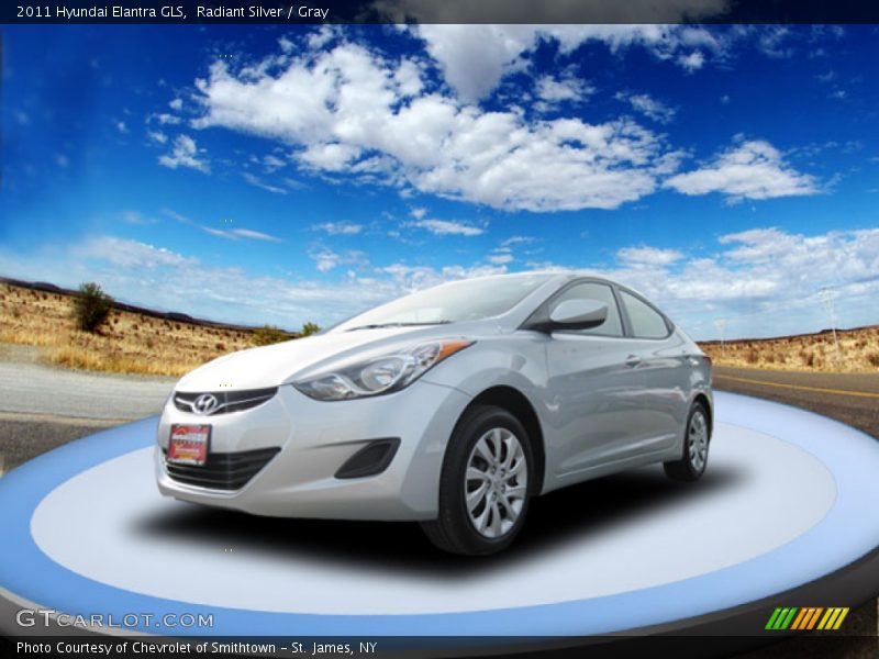 Radiant Silver / Gray 2011 Hyundai Elantra GLS