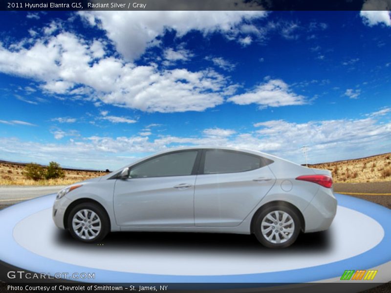 Radiant Silver / Gray 2011 Hyundai Elantra GLS