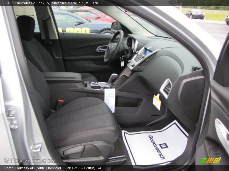 Silver Ice Metallic / Jet Black 2012 Chevrolet Equinox LS