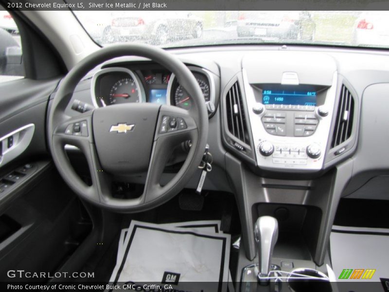 Silver Ice Metallic / Jet Black 2012 Chevrolet Equinox LS