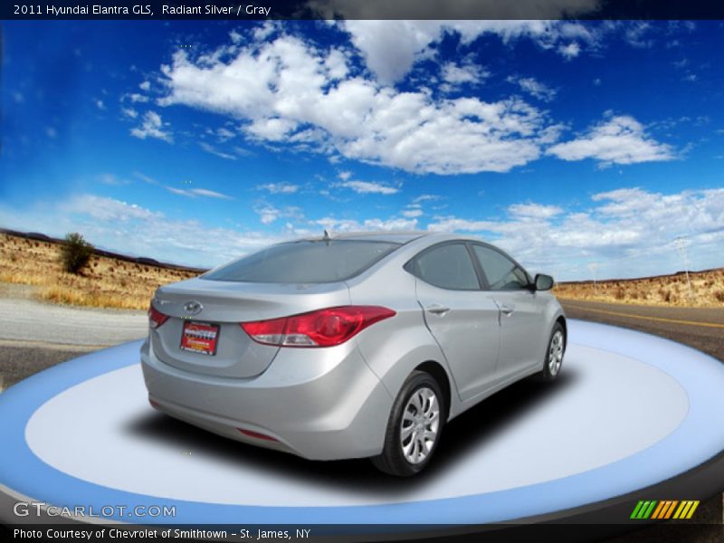 Radiant Silver / Gray 2011 Hyundai Elantra GLS