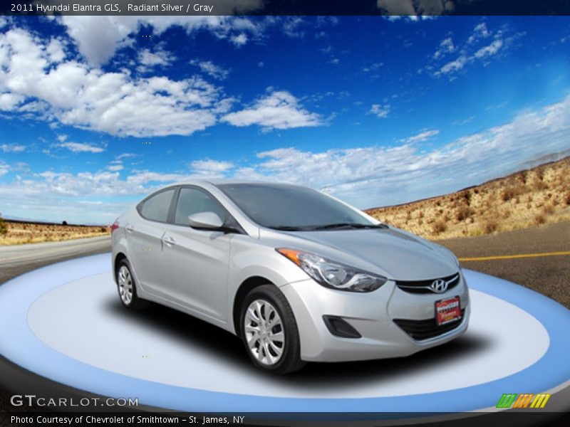 Radiant Silver / Gray 2011 Hyundai Elantra GLS