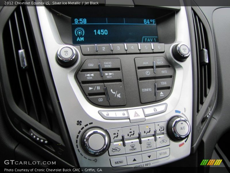Silver Ice Metallic / Jet Black 2012 Chevrolet Equinox LS