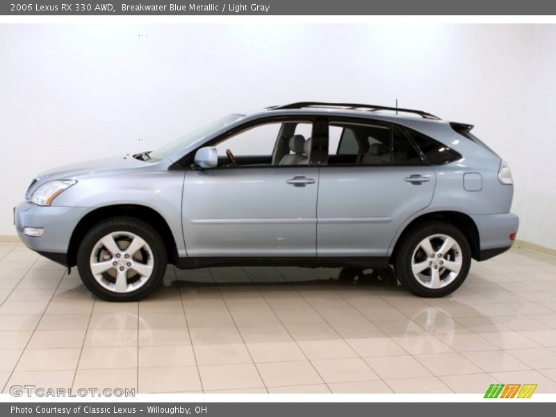 Breakwater Blue Metallic / Light Gray 2006 Lexus RX 330 AWD