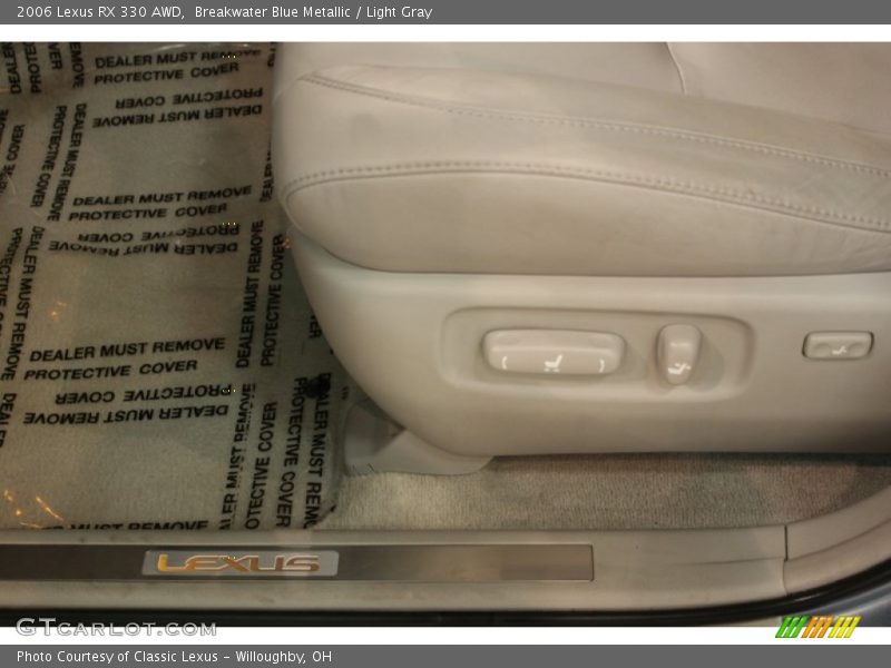 Breakwater Blue Metallic / Light Gray 2006 Lexus RX 330 AWD