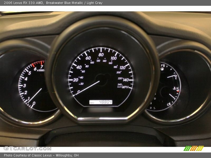 Breakwater Blue Metallic / Light Gray 2006 Lexus RX 330 AWD
