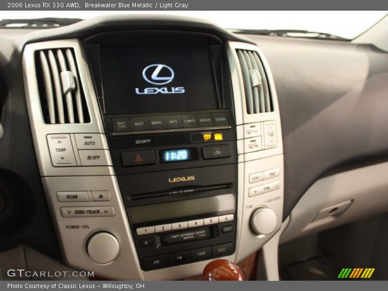 Breakwater Blue Metallic / Light Gray 2006 Lexus RX 330 AWD