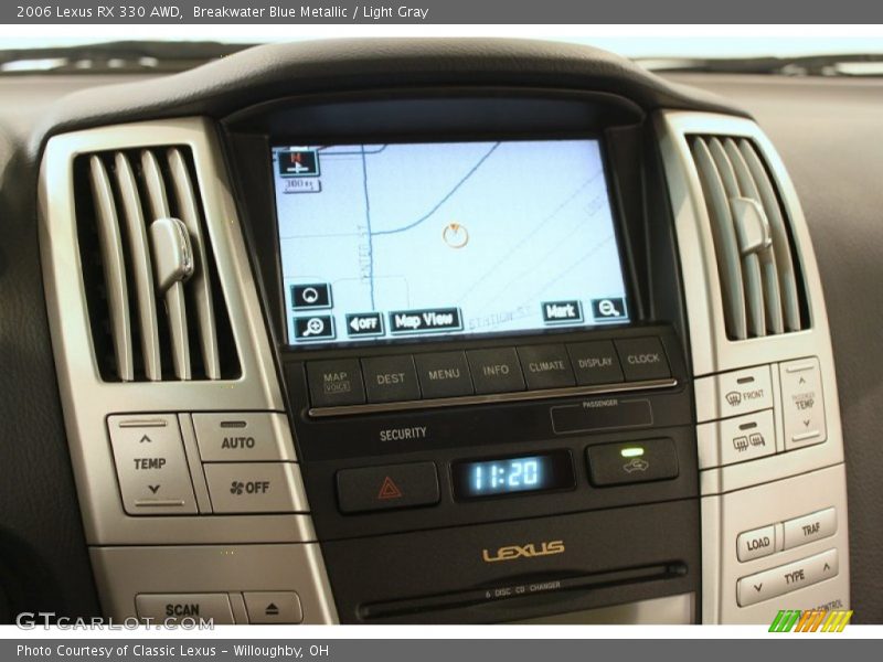 Breakwater Blue Metallic / Light Gray 2006 Lexus RX 330 AWD