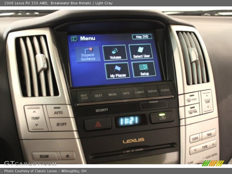 Breakwater Blue Metallic / Light Gray 2006 Lexus RX 330 AWD