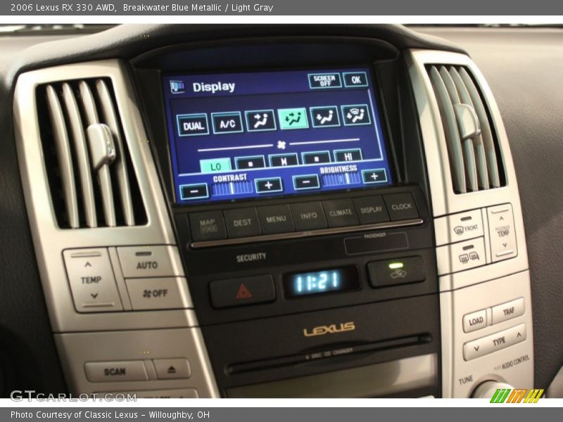Breakwater Blue Metallic / Light Gray 2006 Lexus RX 330 AWD