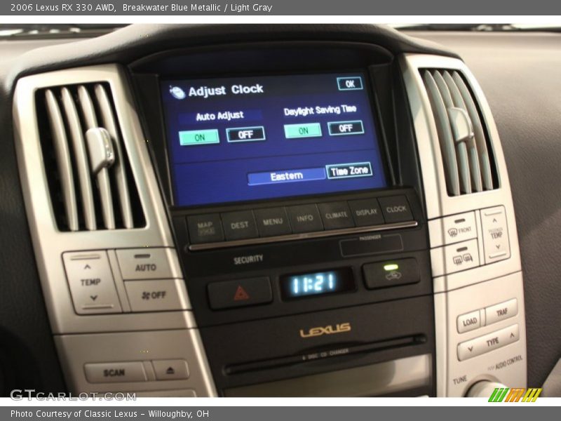 Breakwater Blue Metallic / Light Gray 2006 Lexus RX 330 AWD