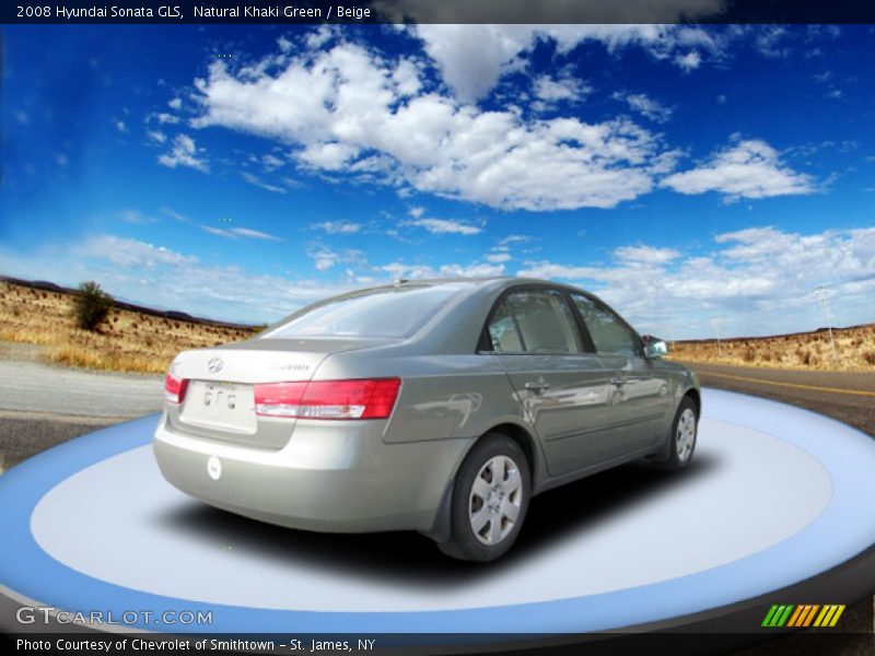 Natural Khaki Green / Beige 2008 Hyundai Sonata GLS