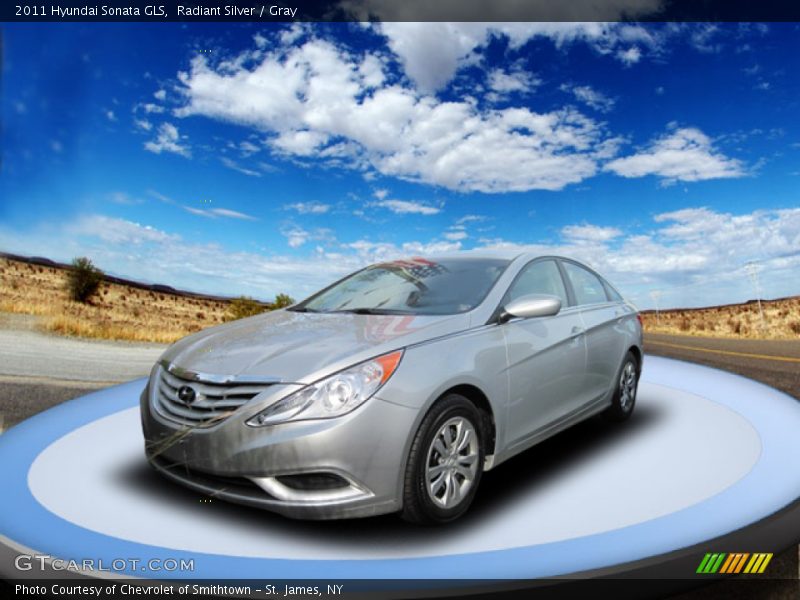 Radiant Silver / Gray 2011 Hyundai Sonata GLS