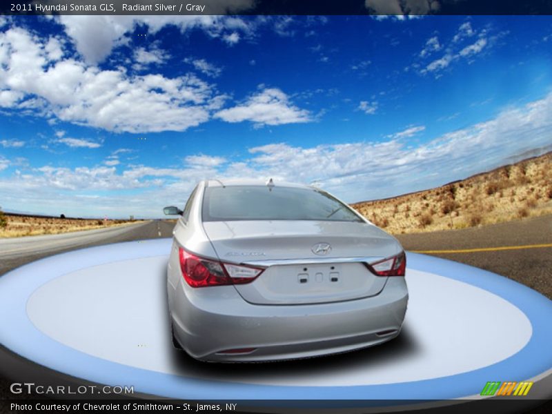 Radiant Silver / Gray 2011 Hyundai Sonata GLS