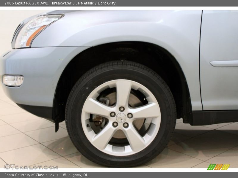 Breakwater Blue Metallic / Light Gray 2006 Lexus RX 330 AWD