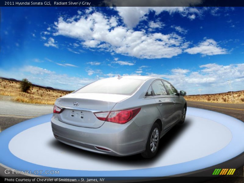 Radiant Silver / Gray 2011 Hyundai Sonata GLS