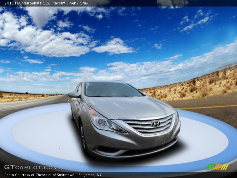 Radiant Silver / Gray 2011 Hyundai Sonata GLS