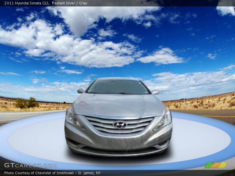 Radiant Silver / Gray 2011 Hyundai Sonata GLS