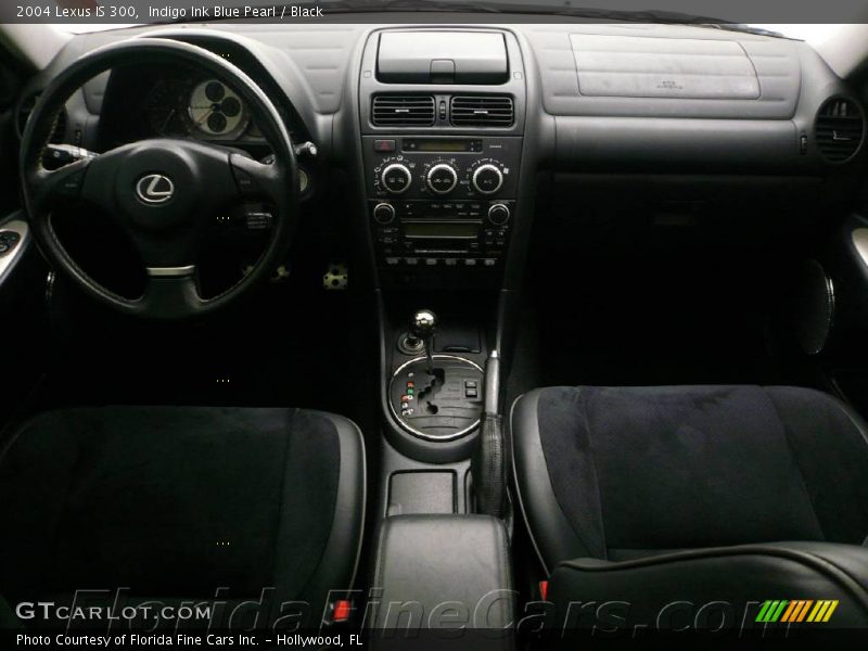 Indigo Ink Blue Pearl / Black 2004 Lexus IS 300