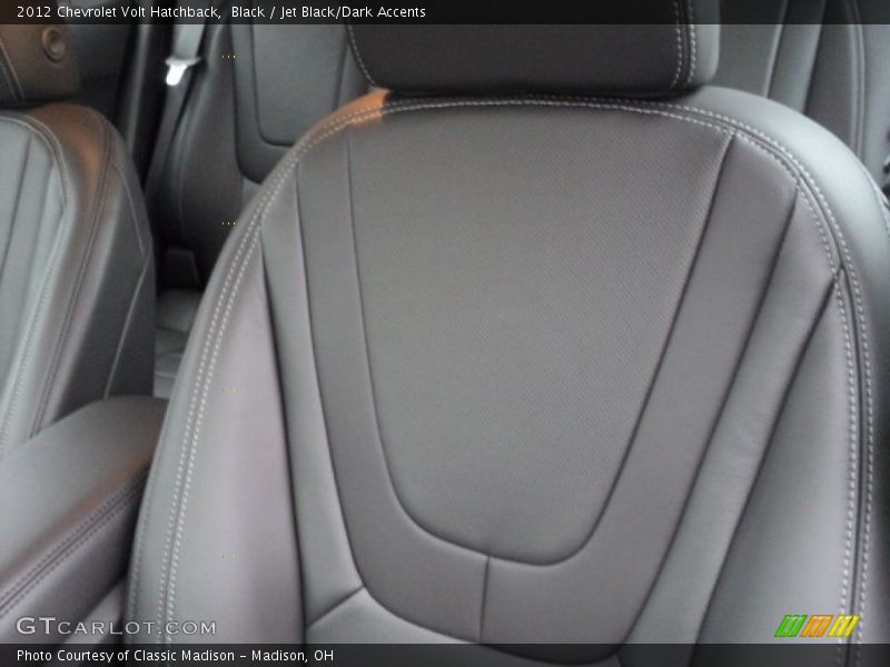  2012 Volt Hatchback Jet Black/Dark Accents Interior