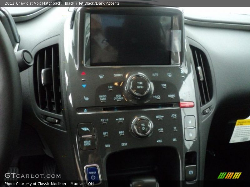 Controls of 2012 Volt Hatchback