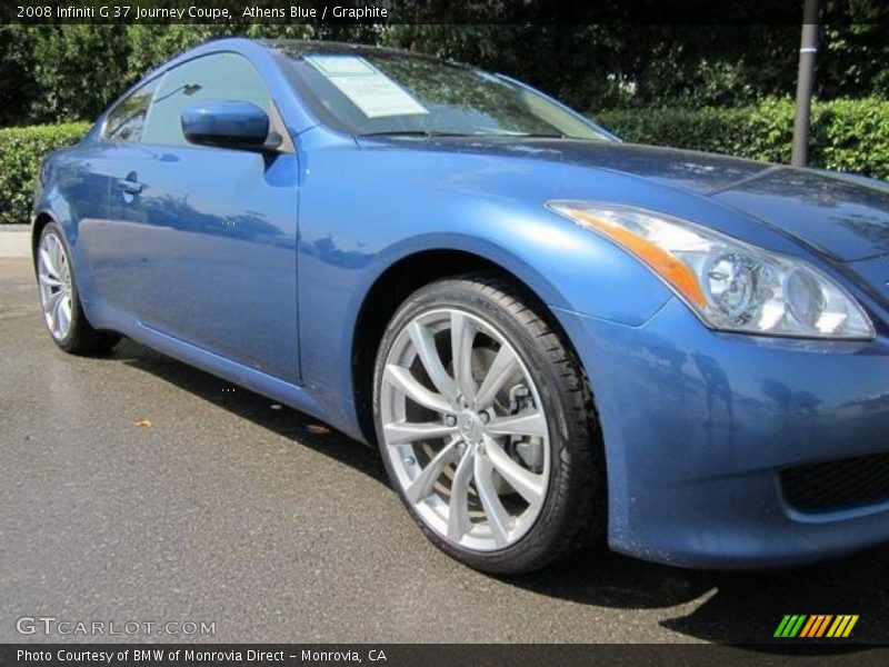 Athens Blue / Graphite 2008 Infiniti G 37 Journey Coupe