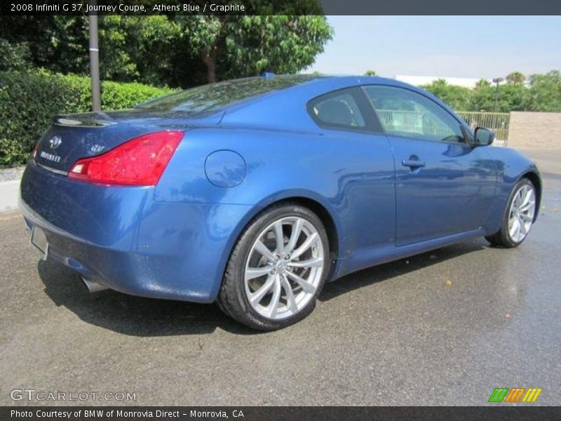 Athens Blue / Graphite 2008 Infiniti G 37 Journey Coupe