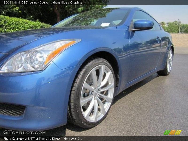 Athens Blue / Graphite 2008 Infiniti G 37 Journey Coupe