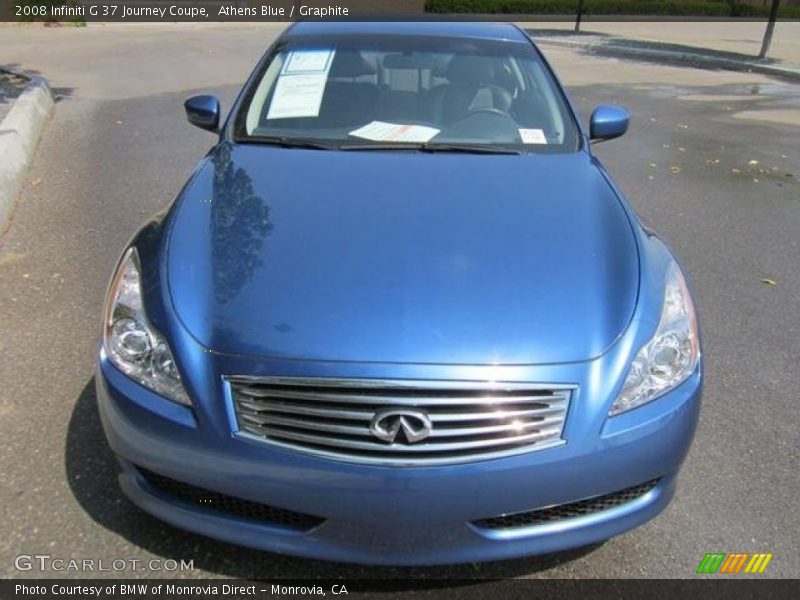 Athens Blue / Graphite 2008 Infiniti G 37 Journey Coupe