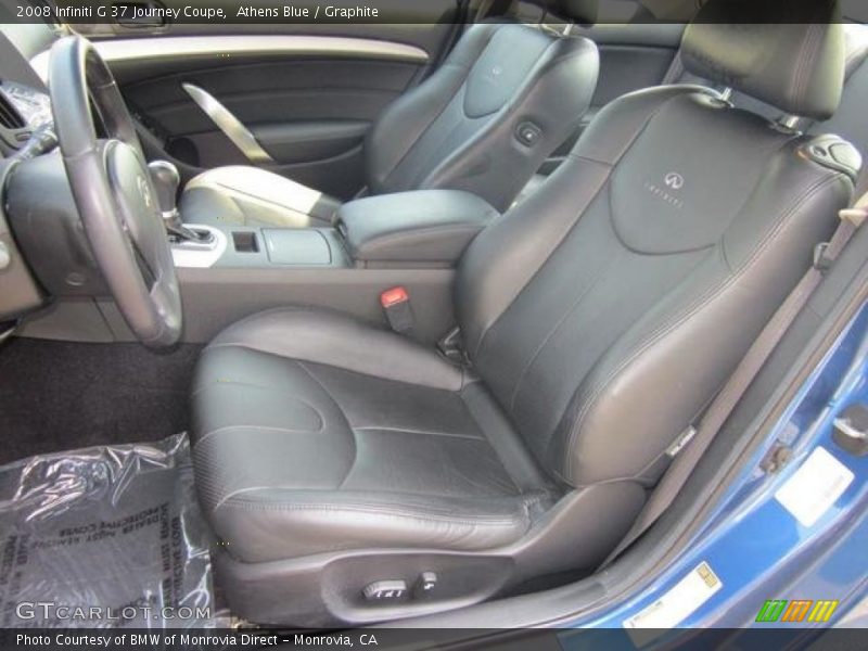 Athens Blue / Graphite 2008 Infiniti G 37 Journey Coupe