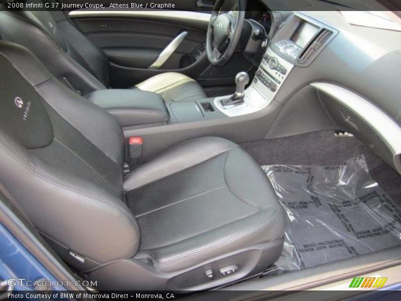 Athens Blue / Graphite 2008 Infiniti G 37 Journey Coupe