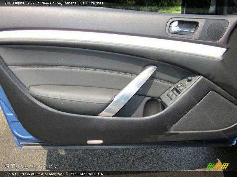 Athens Blue / Graphite 2008 Infiniti G 37 Journey Coupe