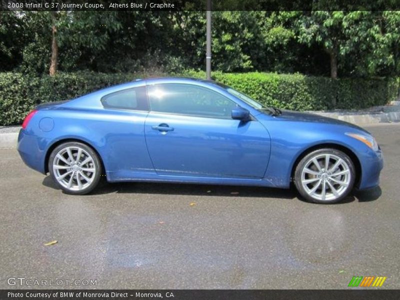 Athens Blue / Graphite 2008 Infiniti G 37 Journey Coupe