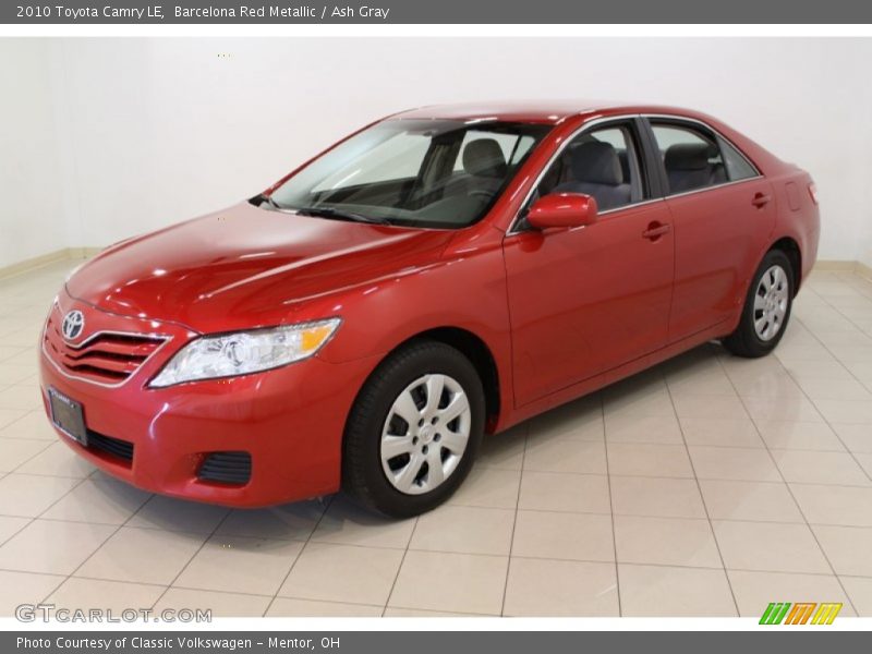 Barcelona Red Metallic / Ash Gray 2010 Toyota Camry LE