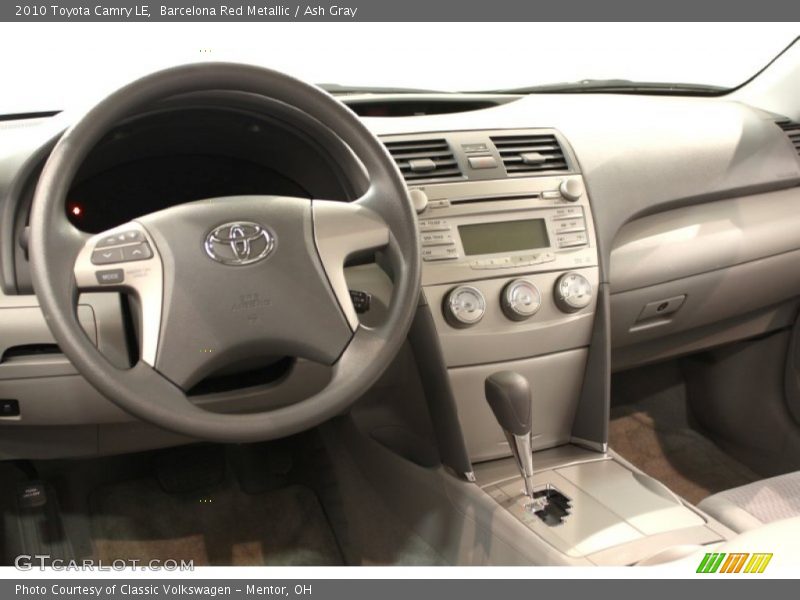 Barcelona Red Metallic / Ash Gray 2010 Toyota Camry LE
